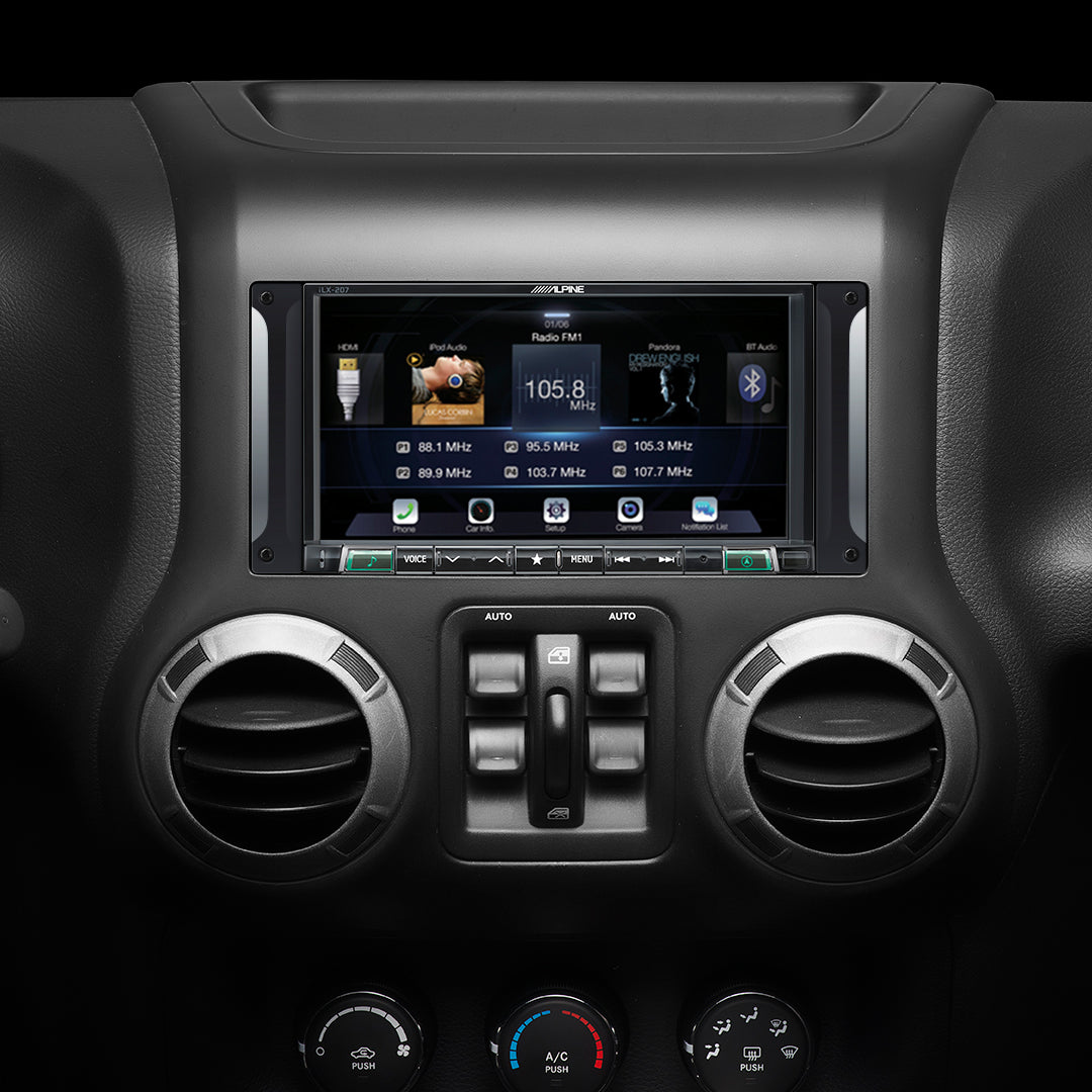 Alpine I209 Wra In Dash Restyle System Custom Fit Digital Media Rece Avleaderz 8362