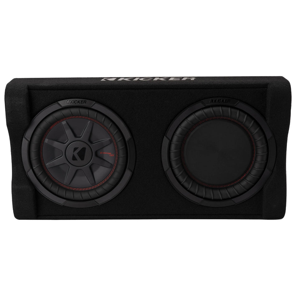 Kicker PTRTP10, 10" 2-Ohm Powered Subwoofer w/ Passive Radiator (49PTRTP10)