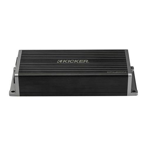 Kicker KPX300.4, KPX 4 Channel Full Range Powersport Amplifier, 300W (51KPX3004)