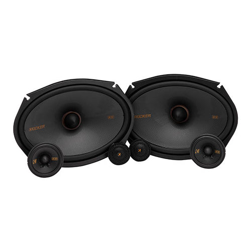 Kicker KSS369, KS Series 6x9" 3-Way 4 Ohm Component Speakers (51KSS369)