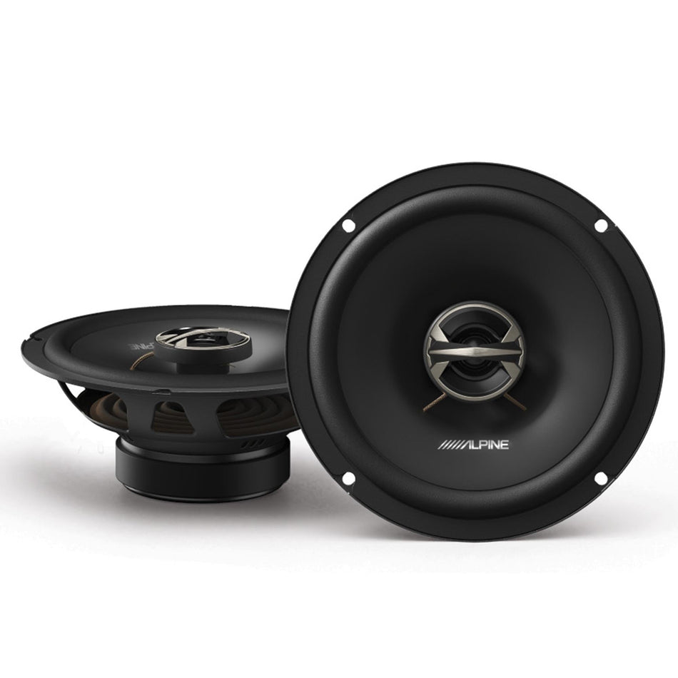 Alpine EL-E65-G, EL Series 6.5" 2-Way Coaxial Speakers - 160W Peak Power