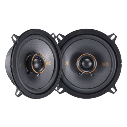 Kicker KSC50, KS Series 5.25" 2-Way 4 Ohm Coaxial Speakers (51KSC504)