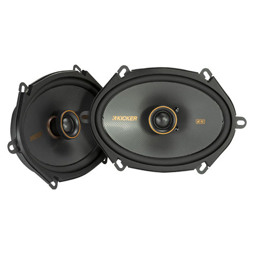 Kicker KSC680, KS Series 6x8" 2-Way 4 Ohm Coaxial Speakers (51KSC6804)