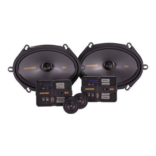 Kicker KSS6804, KS Series 6x8" 2-Way 4 Ohm Component Speakers (51KSS6804)