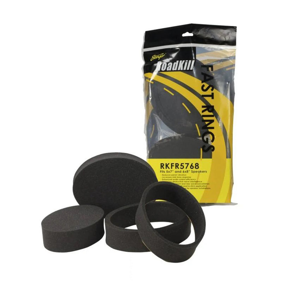 Stinger RKFR5768, RoadKill Fast Rings 5x7" / 6x8" Foam Baffle Kit