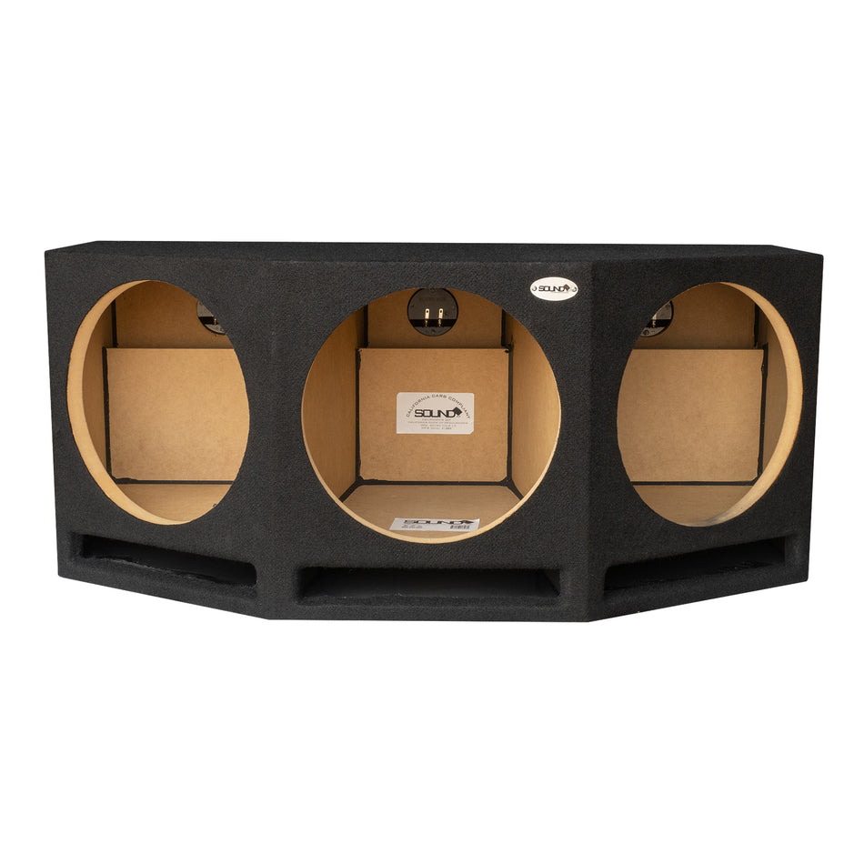 SoundBox ProLine Triple 10" Vented Subwoofer Enclosure, Angle