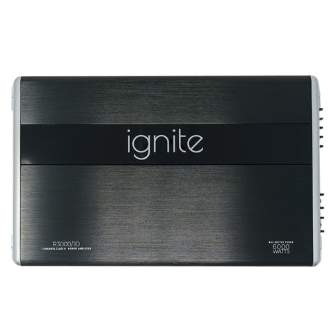 Ignite Audio R3000/1D、クラスDモノブロックカーアンプ - 6000ワット